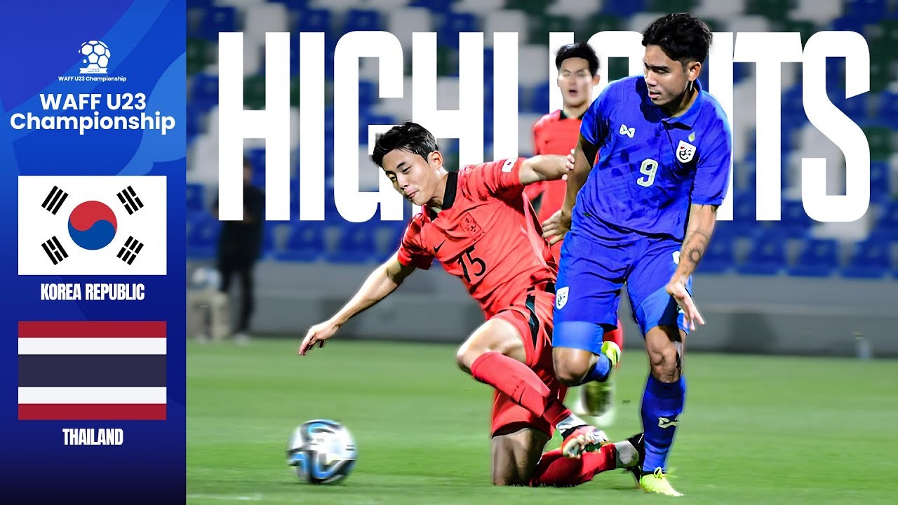 #ไฮไลท์ฟุตบอล [ เกาหลีใต้(U23) 1 - 0 ไทย(U23) ] U23 ชิงแชมป์แห่งชาติเอเชียตะวันตก 2024/21.3.67